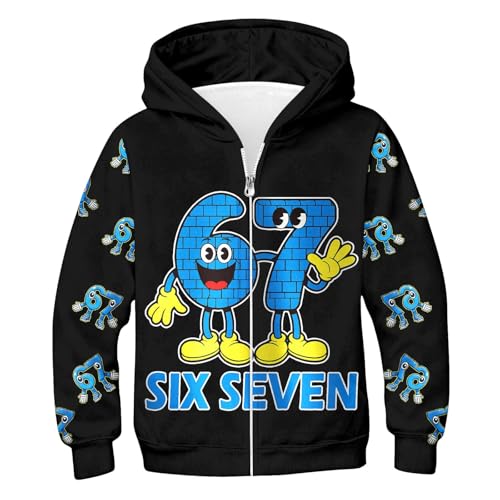 Dasongff - Sudadera con capucha para niño, con cremallera, invierno, cálido, grueso, sherpa, manga larga, abrigos, bolsillo con cremallera, chaqueta térmica informal de trabajo deportivo, A azul., 7-8