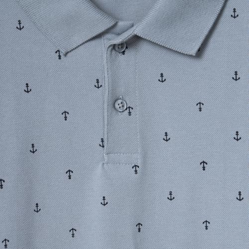 Image of Alan Jones Clothing Boy's Cotton Regular Fit Polo T-Shirt