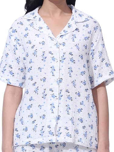 Image of B STORIES Women's Cotton Pyjama Set | Comfort and Relexed Nightsuit for Ladies
