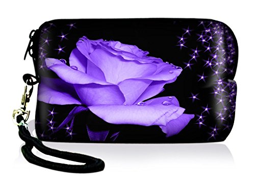 Silent Monsters 1005002003 Sacoche Universelle pour Appareil Photo en néoprène pour Appareil Photo Compact Rose Pourpre