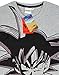 Dragonball Z Pajamas For Mens | Goku Character Short Sleeve Grey T-Shirt With Short OR Long Leg Options | Anime Merchandise Large