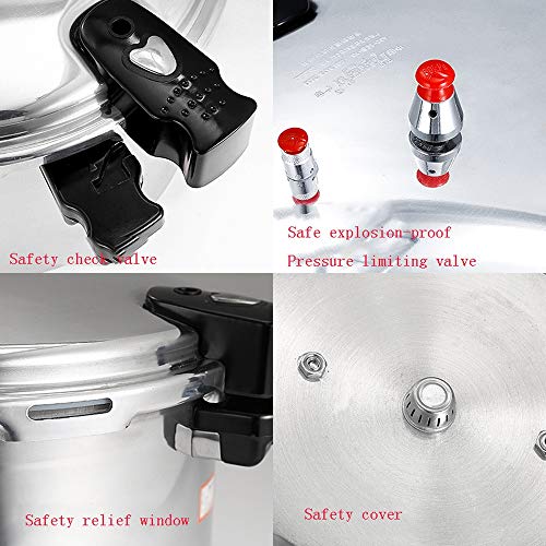 Olla a presión de aleación de aluminio para cocina miniatura 6