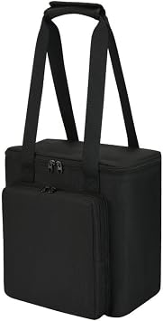 Hard Travel Case for Frontman 10G Guitar Amp Black Nylon 27.5x16x29cm with Shoulder Strap for Musicians