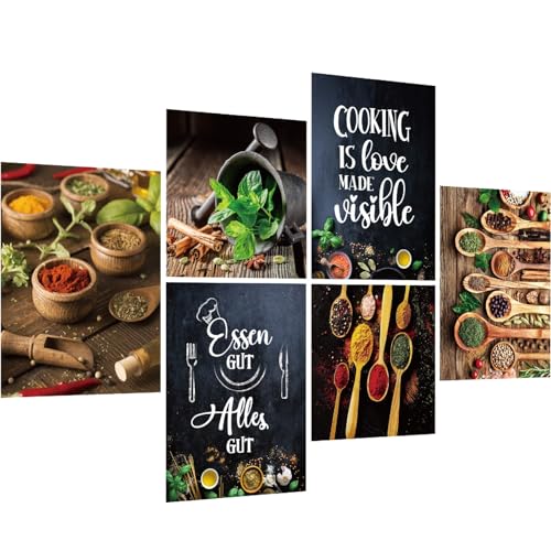 Adhesivos de pared cocina autoadhesivos juego de 6 vinilos refranes dormitorio 2