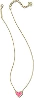 Vista 2 de Kendra Scott Ari - Collar con colgante de corazón y longitud ajustable para mujer, joyería a la moda