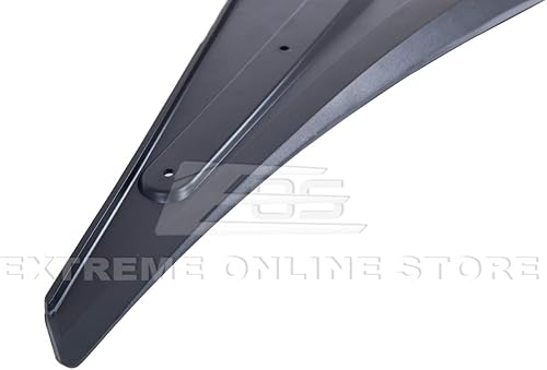 Miniatura 9 de Reemplazo para todos los modelos Chevrolet Camaro 2016  GM Factory Estilo Extendido ABS Textura Plástico Negro Aletas Delanteras Pareja Protector de