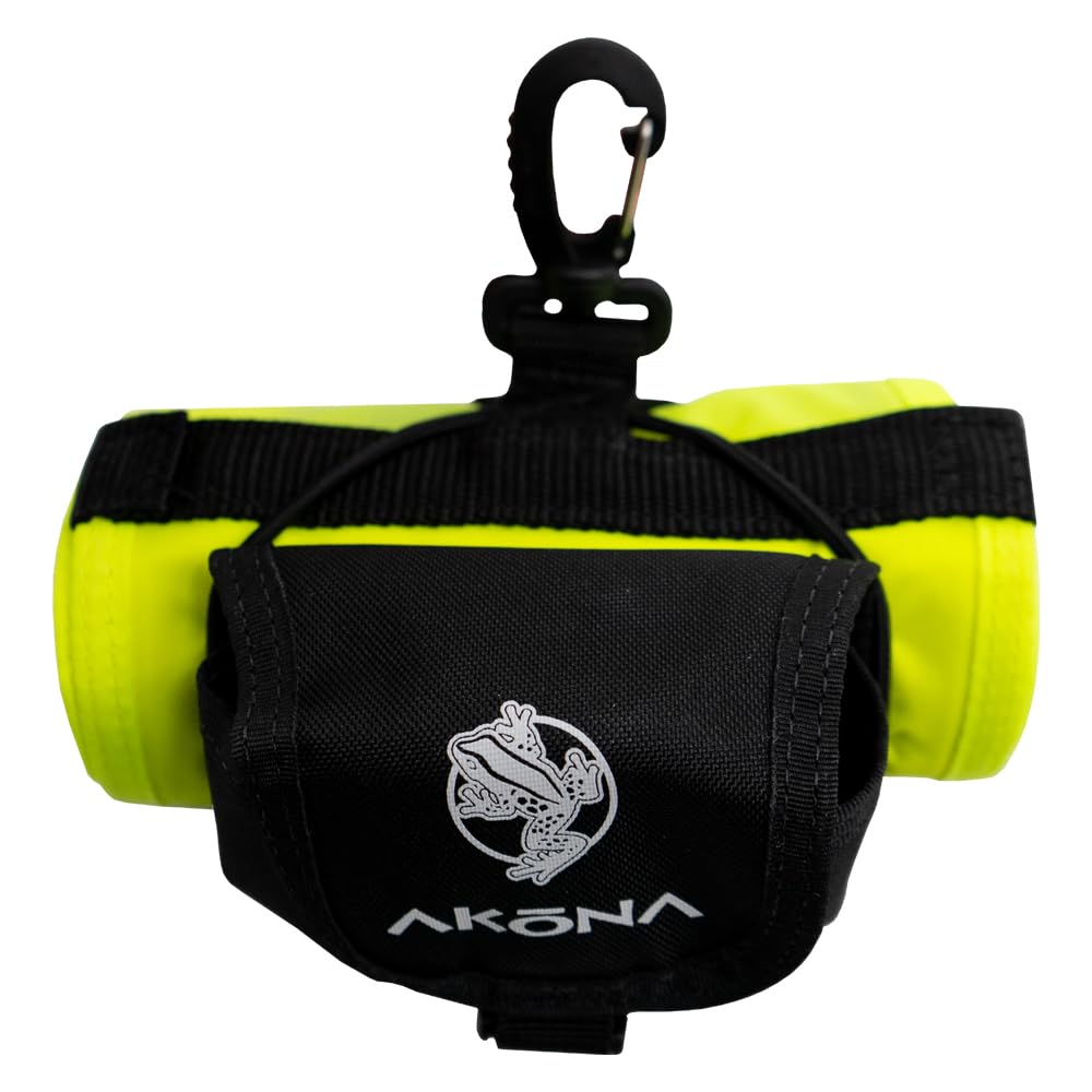 AKONA Boa di segnalazione di superficie di alta qualità per immersioni subacquee, bobina da 20 m