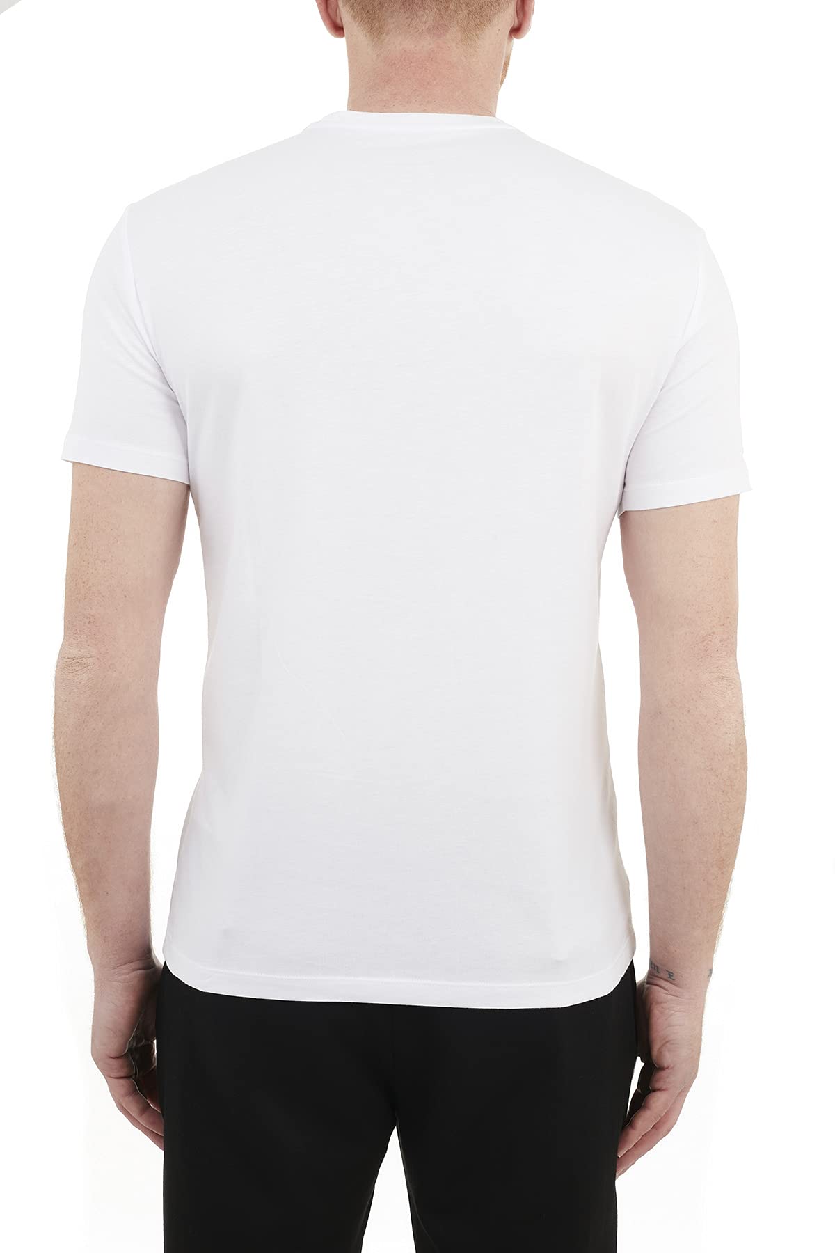 Armani Exchange Koszulka Mężczyźni Cotton jersey WHITE T-Shirt