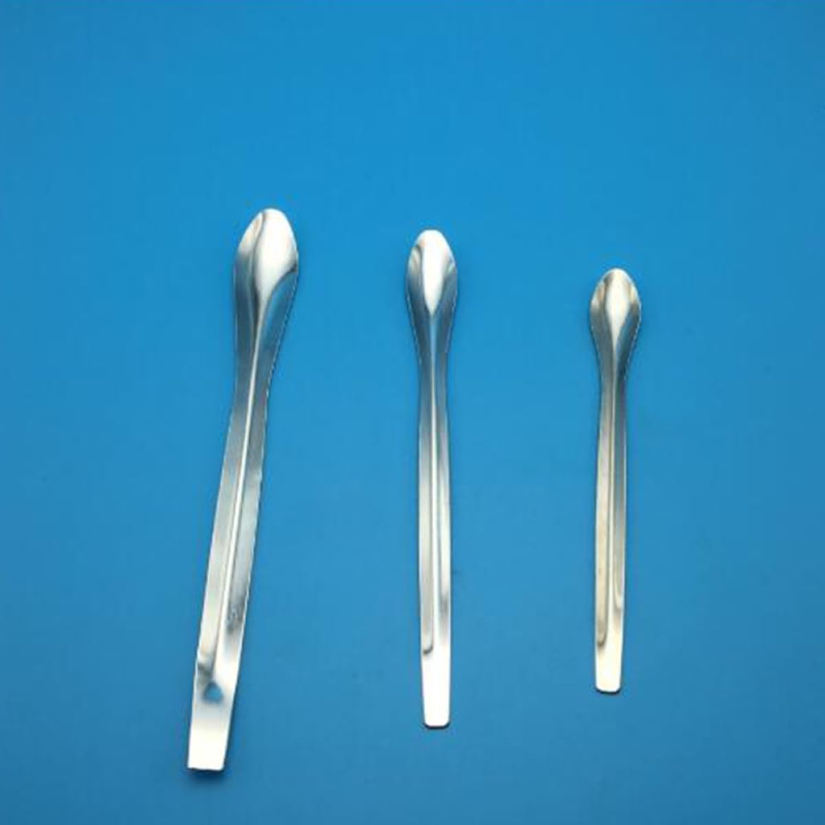 Stainless Steel Makeup Spatulas Set, 3Pcs Cosmetic Scoops image 3
