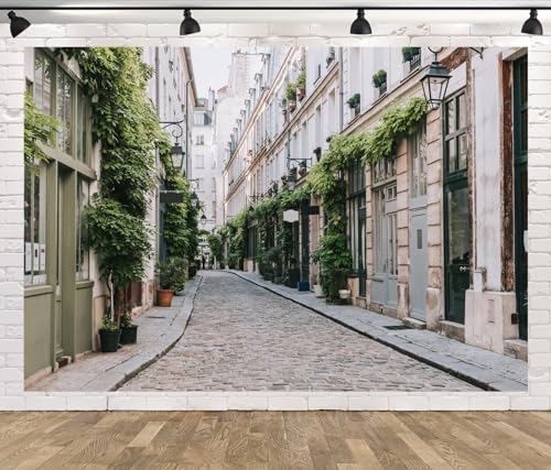 Toile de fond Paris style européen pour photobooth anniversaire et fête à thème urbain