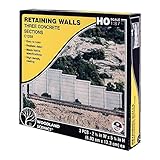 Haltewand Beton (3), Woodland Scenics 1258