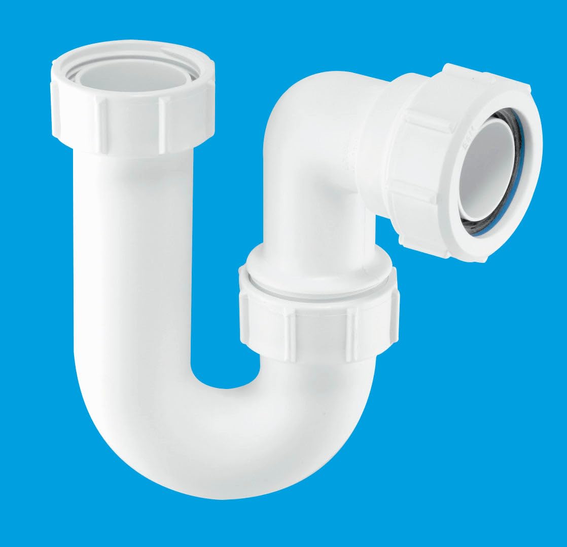 Mcalpine White Swivel P Trap - Sc10