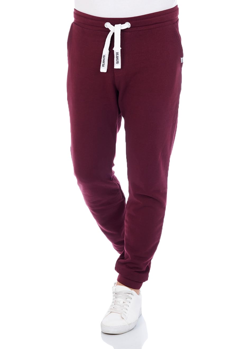 riverso RIVLino Pantalones de chándal largos para hombre, corte regular, pantalones de chándal para el tiempo libre, gris, rojo, azul, negro, verde, S, M, L, XL, XXL, 3XL, 4XL, 5XL