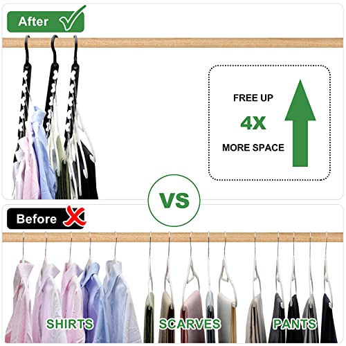 Hzziley YJKJ/HANGERS-12P 12-Pack-Closet-Organizers-And-Storage,Closet-Organizer-Hanger For Heavy Clothes,Sturdy Closet-Organization-And-Storage-Hangers-Space-Saving For Wardrobe,Dorm-Room-Essentials thumb #1