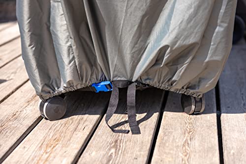 Campingaz Premium XL grill cover, waterproof grill cover hood with PU coating, weatherproof, stable fastening 4 Series models - Image 4