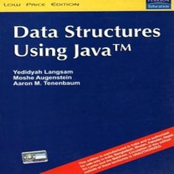 Data Structures Using Java, 1/E : Amazon.in: Books