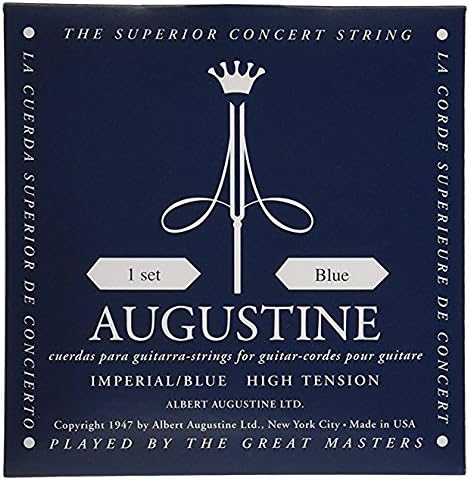 Augustine650477 "Imperials Label" Classical Guitar String Kit - Blue high