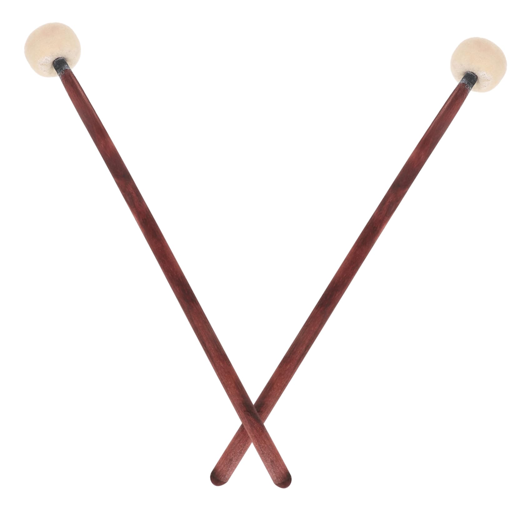 ibasenice 10stücke Holzgriff Drum Mallets Mit Filzkopf Für Percussion-übungen Und Professionelle Anwendungen Langlebig Und Komfortabel Für Schlagzeug Und Marschtrommel