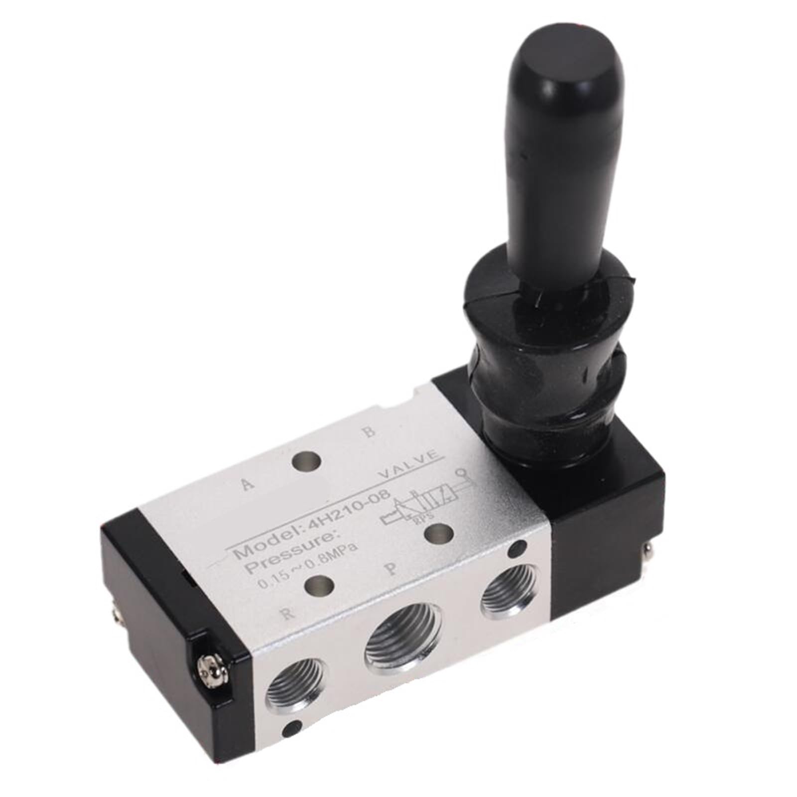 4H210-08 5/2 vie leva manuale valvola pneumatica silenziatore(4H210-08)