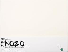 Yasutomo Kozo Pure Paper 13-3/4" x 10-1/2", 10 Sheets (6K)