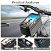 KDD Bike Front Frame Bag with Waterproof Phone Holder, Mountain Cycling Storage Pouch, Handlebar Bag with Phone Mount, Bicycle Accessories for Top Tube, Fit for iPhone 17 Pro Max, Cellphone Under 7''