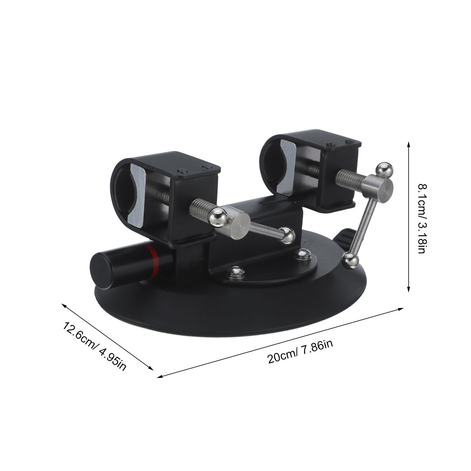 SEWACC Ventouse de Fixation pour Mât de Drapeau 0,83-1,4 Pouce Métal