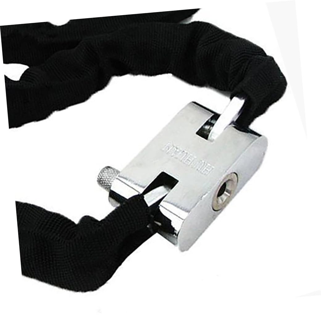 Toyvian Lucchetto a Catena Antifurto 120 Cm per Bici e Moto, Serratura di Sicurezza Resistente Anticorrosione, Lucchetto per Mountain Bike e Scooter, Protezione Antifurto Portatile per