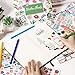 Planner Stickers - Monthly Planner Stickers and Accessories 25 Pages 1500 + Stunning Functional and Colorful Designs, Calendar Sticker Includes Festival Theme Journal Sticker