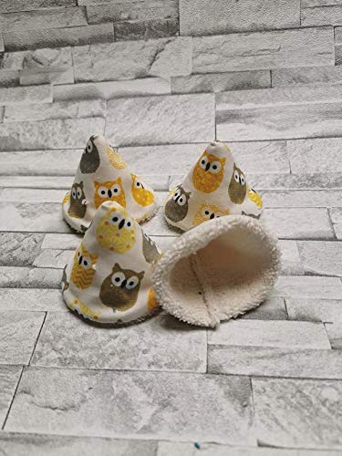 Lot De 4 Tipi A Pipi Pare Pipi Ecologique Collection Chouettes Jaune Ivoire Cone A Pipi Et Reutilisables Naissance Cadeaux Bebe T12 Amazon Fr Produits Handmade