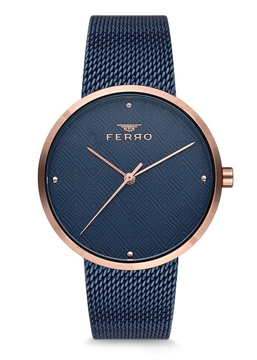 Ferro Aversa Analog Blue Dial Womens Watch-F81753C-863-T (B09RPK7L67) Amazon Price History, Amazon Price Tracker