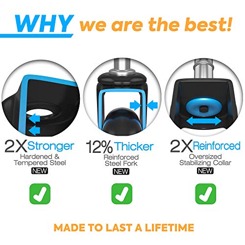 Office Chair Casters Wheels Replacement | Best Protection For Your Hardwood Floors Without Any Desk Chair Mat | Rollerblade Chair Casters | Easy & Quick Installation | Try Now #TOP3