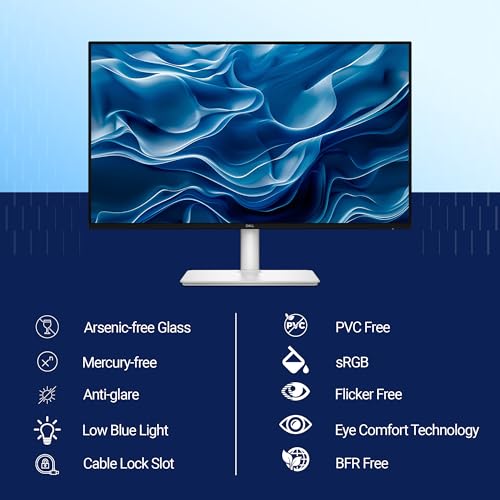 Image of Dell S2725HSM 27 inch /68.58cm FHD Monitor, 144Hz Refresh Rate, IPS Panel, 1ms Response, Flicker-free, Contrast 1500:1, 2xHDMI, Built-in 6W Dual Speakers, Warranty 3 Years, TUV Rheinland 4-Star Eye Comfort