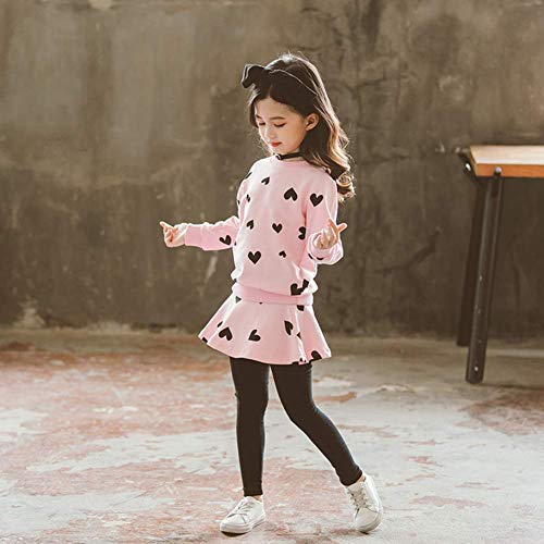 Image of Little Girl Clothes Infant Outfits Set 2 Pieces Long Sleeved Tops and Pants