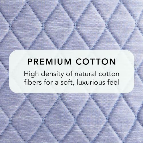 Image of Vera Bradley Women's Premium Cotton Large Bancroft Backpack, Peacoat, One Size