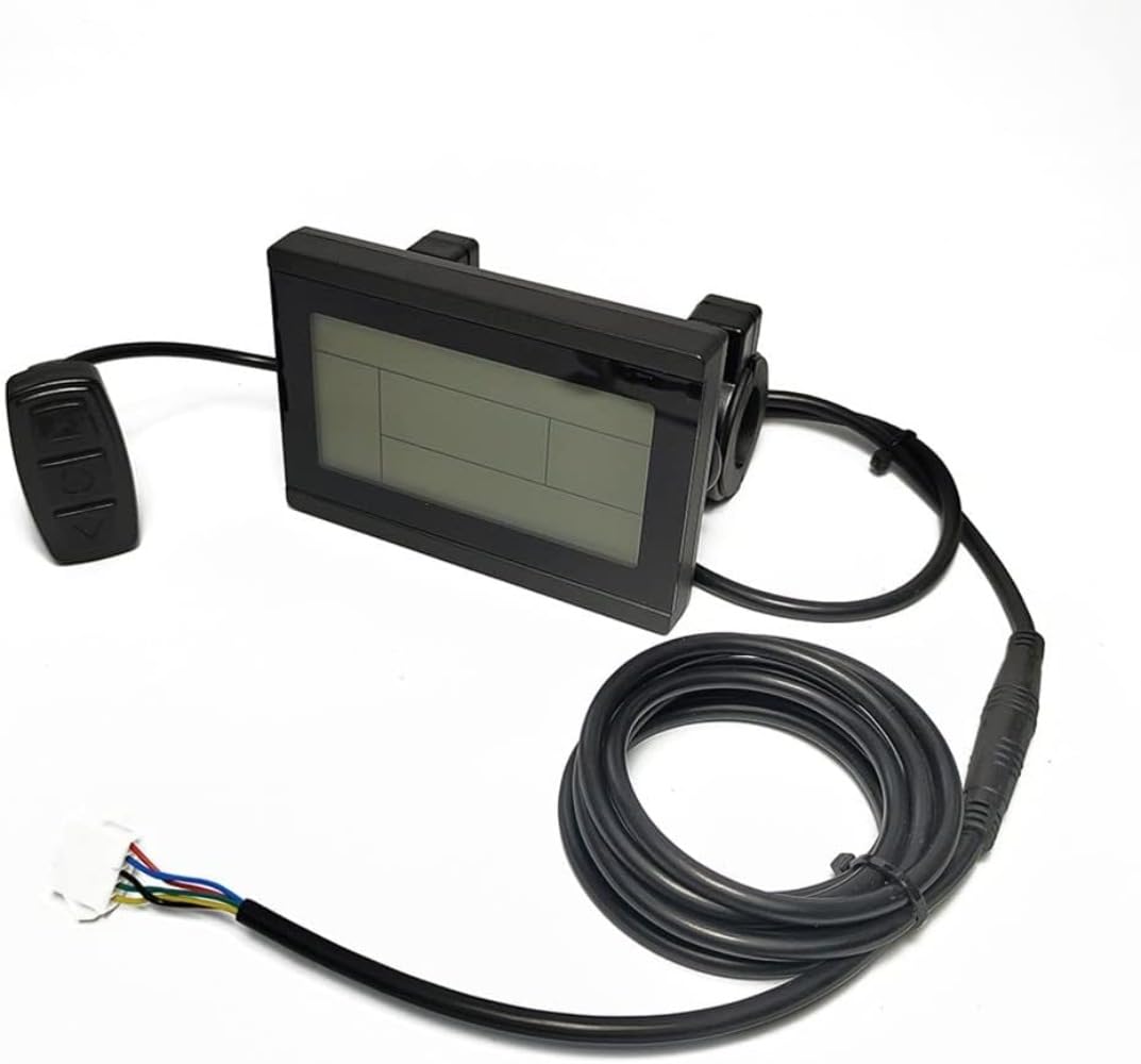 Wyświetlacz rowerowy elektryczny, wyświetlacz LCD, 5-biegunowy miernik LCD do rowerów elektrycznych sterownik serii KT, kontroler 24 36 48 V, tachometr, licznik kilometrów, panel sterowania