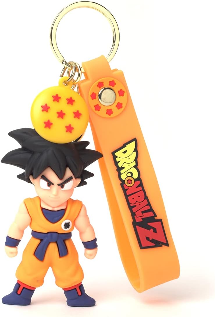 Daiyamondo Premium Keychain Of Famous Anime Keychain Key chain Rubber Silicone Action Character Key rings! Perfect for Bag Charm,Keychain For Girls, Car, Bike Gifting & Anti-Rust