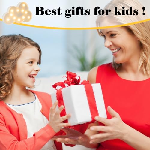 Night Light for Kids, Cloud LED Lamps for Boys and Girls Bedroom Desk Wall Decor, Kawaii Beside Nursery Nightlight, Cute Stuff Light Gifts for Breastfeeding Toddler Baby (Multi-Shape) - Image 6