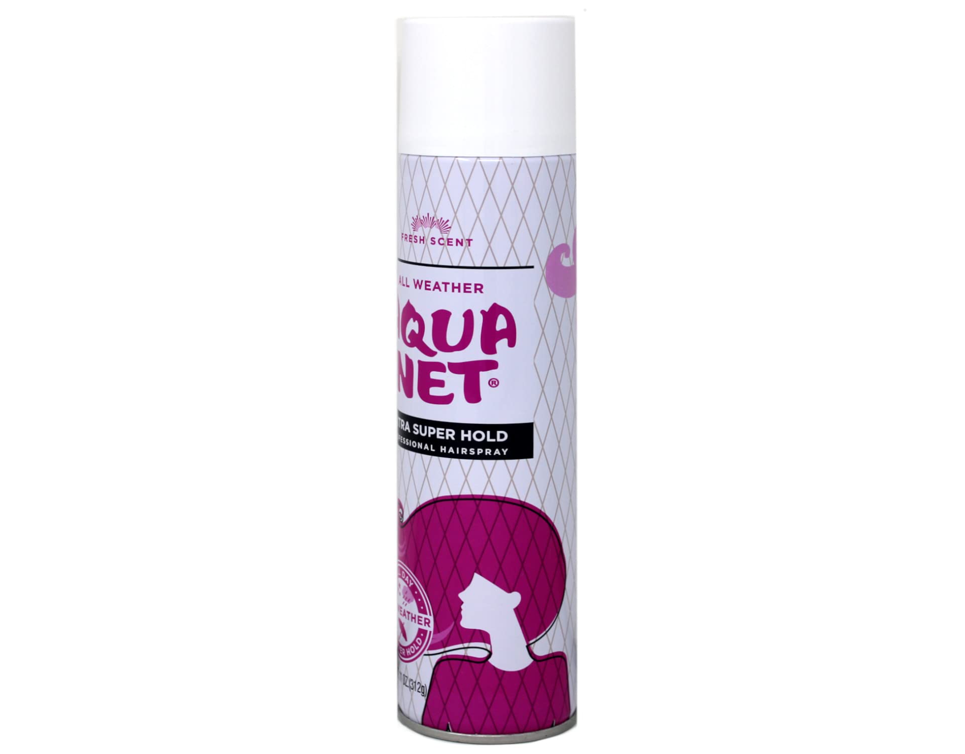 Aqua Net Professional Hair Spray Extra Super Hold Fresh Fragrance 11 oz (Pack of 10)