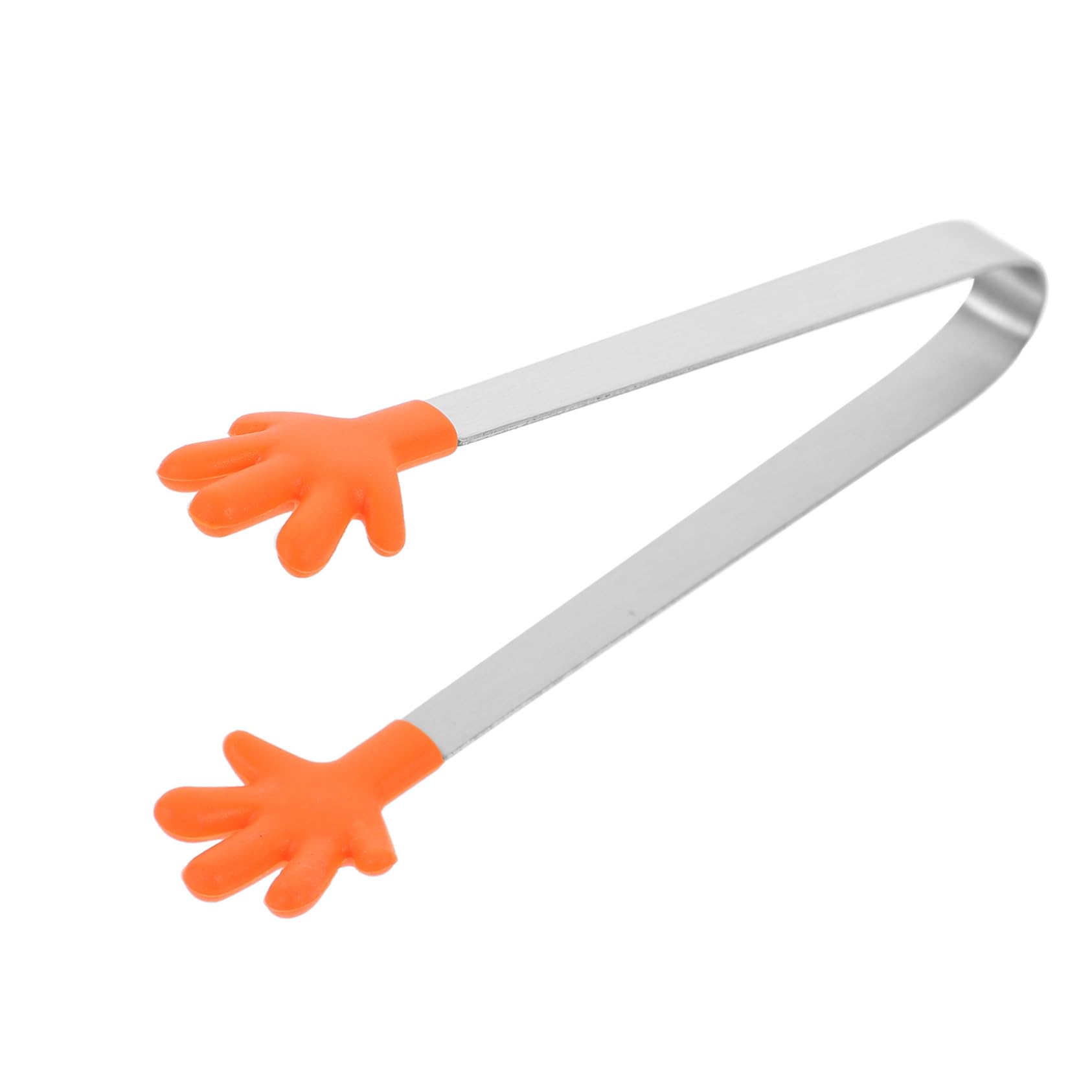 PRETYZOOM Sleeve Food Tong Food Grade Stainless Steel Sugar Cube Tongs for Ice Candy Appetizers Non Slip Grip Versatile Kitchen Tool Convenient Serving