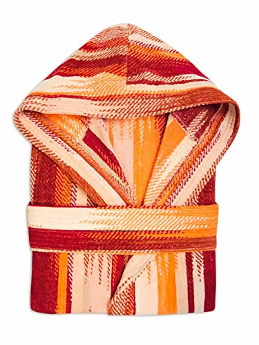 Playce Bademantel für Herren und Damen aus Frottee mit Kapuze und Taschen...