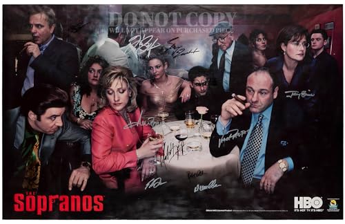 Impression d'art The Sopranos de haute qualité avec photo rare du casting
