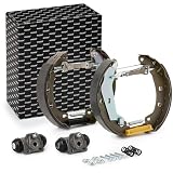 RIDEX 3859B0210 Bremsenset Trommelbremse Bremsbacken Satz Hinten Kompatibel mit RENAULT Megane 1 BA0/1 Megane 1 Cabriolet EA0/1 Megane 1 Grandtour KA0/1 Megane 1 Classic LA0/1 Megane 1 Coach DA0/1