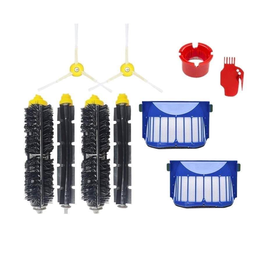 For 675 650 690 600 Series Vacuum Cleaner Side Brush HEPA Filter(8 pcs-02)
