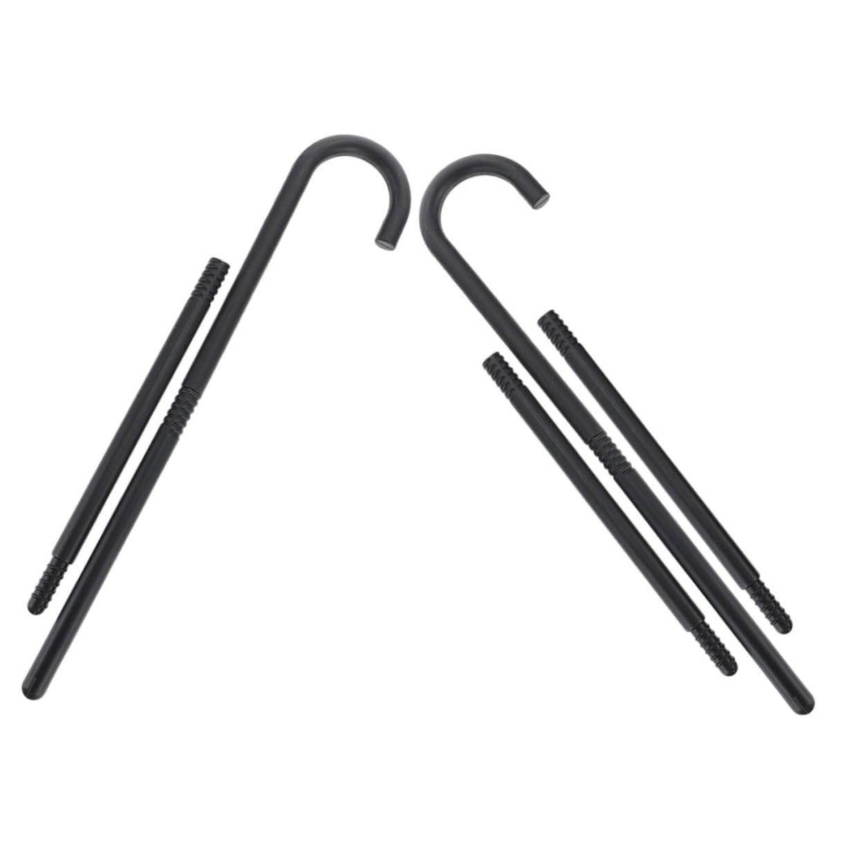 Hemoton 2pcs Party Props for Performance Party Cosplay Crutch Decorative Magician Crutch Stick for Party Crutch Stick Party Crutch Prop Plastic Crutch Stick Party Wands