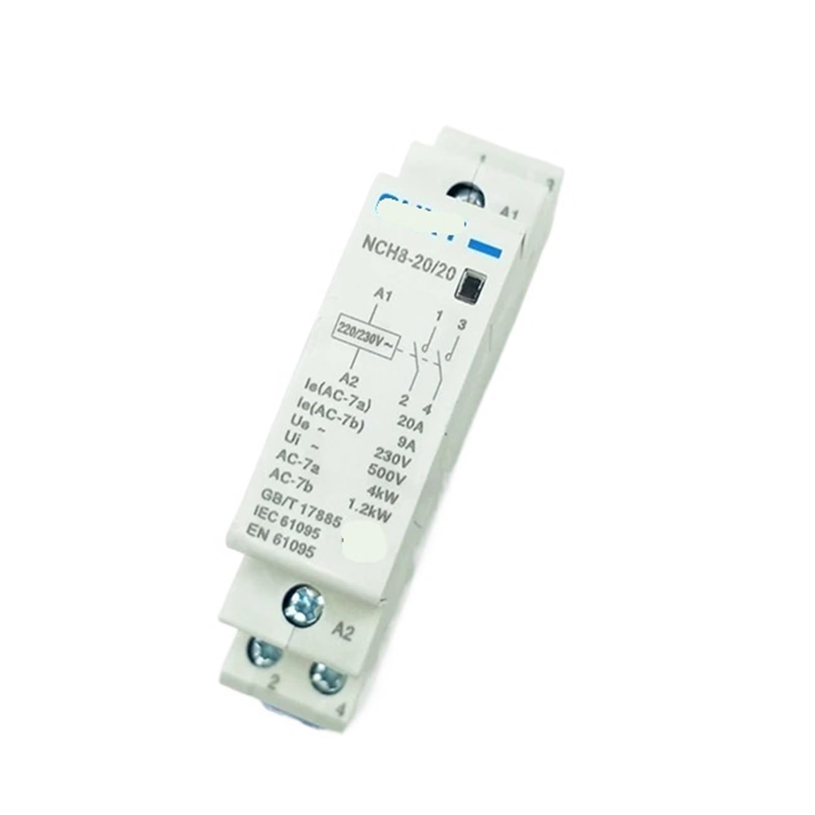 Contacteur modulaire AC NCH8-20/20 2NO 220V 20A pour tableau electrique