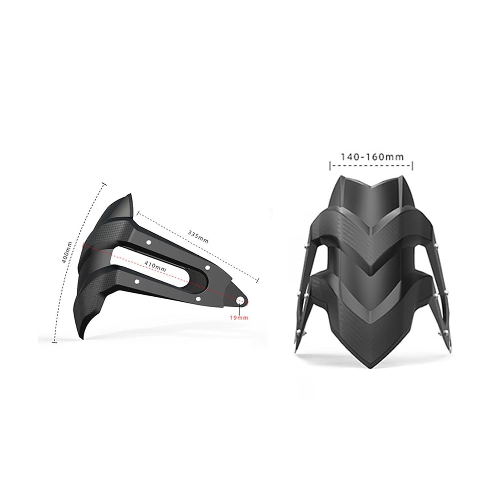 Parafango Motocicletta Parafango Posteriore Parafango Universale Per Moto Staffa Parafango Paraspruzzi Accessori Moto In PP Extender Hugger