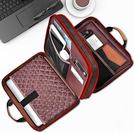 ZINZ Schlanke und Erweiterbare Laptop Tasche 13 13.3 13.6 14 Zoll Hülle Langlebige Recycelte Aktentasche für MacBook Air/Pro 13-14 M1 M2 M3 2021-2023 Pro/Max,13.5 Surface Laptop 4/3, B02K02 – Bild 5