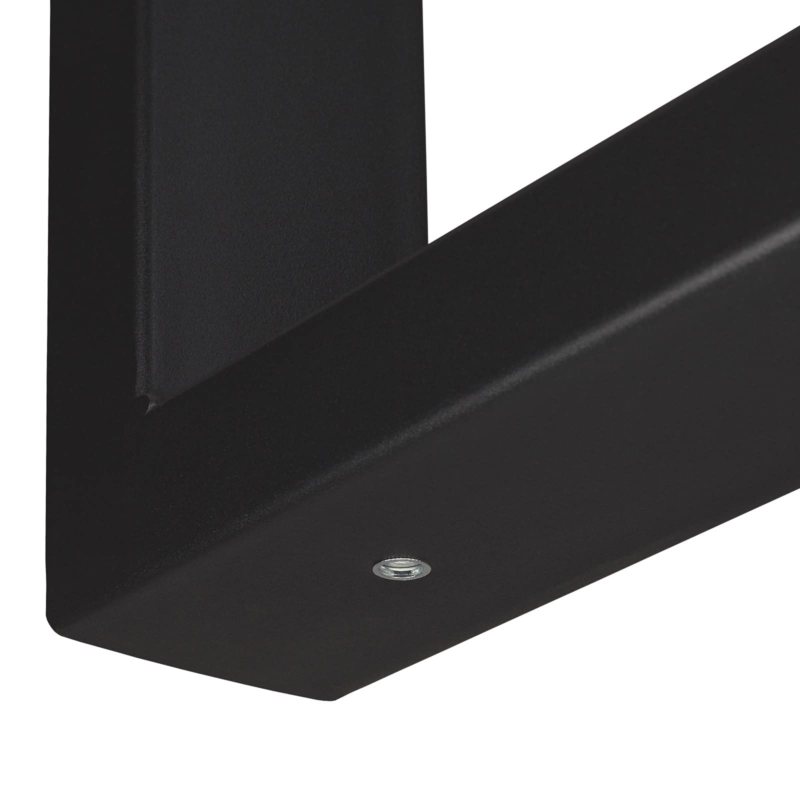 1 paio Basi di Tavolo TAB Acciaionero opaco Profile 80 x 40 mm Altezza 720 mm Profondità 600 mm Pattini di Tavolo Design Industriale Basamento di Pattini di SO-TECH®