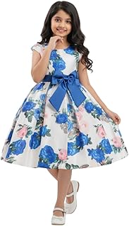 FOSTRIC Elegant Floral Party Dress for Girls – Perfect for Weddings, Birthdays & Special Events