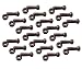 20 - Plow Bolt & Nut for Blades/Cutting Edge, 5/8-11x 2 - Grade 8, Dome Head
